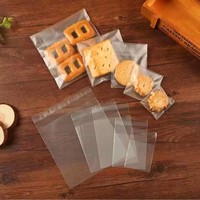 Bolsa de Plástico Reutilizable con Cierre Autoadhesivo Transparente MOPP, Mate, Duradera, de Grado Alimenticio, Personalizada, para Galletas, Bizcochos y Pan