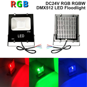 Projecteur LED numérique programmable RGB RGBW DMX512 de haute qualité DC24V 50W 100W, étanche pour extérieur, éclairage de scène - Product Image 5