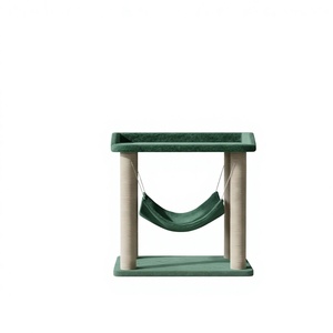 ที่นอนแมว Amistar Emerald Meadow คุณภาพสูง พร้อมที่ลับเล็บแบบเปลญวน สำหรับแมวทุกขนาด - Product Image 1