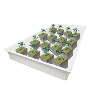 White ABS Plastic 3x6 4x4 4x8 Hydro Fodder Flood tray and Drain Table