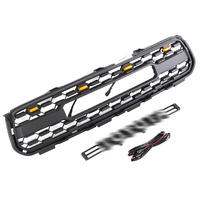 Kit de carrosserie de voiture en gros, remplacement de la calandre de voiture avec lumières LED, calandre avant adaptée à Toyota RAV4 2006-2008