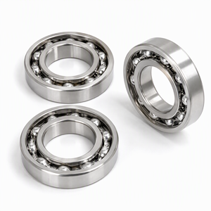 6008 304 Stainless Steel Open Ball Bearing 40x68x15mm Non Magnetic Corrosion Resistant Deep Groove for Food Medical <b>Equipment</b> - Product Image 2