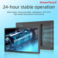 32 43 49 50 65 Inch LCD Touch Screen Display Shopping Mall Wall Mounted Touchscreen Monitor Advertisement