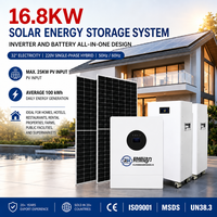 Convertisseur solaire hybride monophasé IP54 16,8 kW, contrôleur tout-en-un