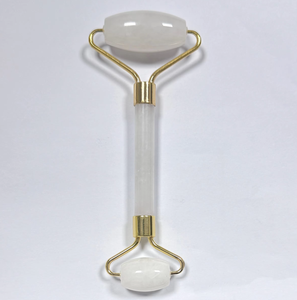 Rouleau de <b>jade</b> naturel blanc et Gua Sha - Product Image 5
