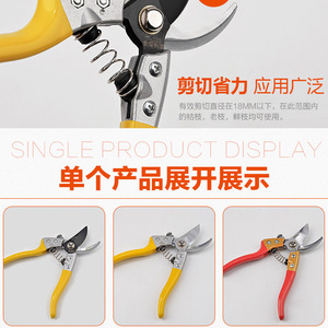 Soumatsu <b>Pruning</b> Shears Carbon Steel Butterfly Structure Manual For Fruit <b>Tree</b> <b>Pruning</b> 33mm Opening Size Gray Metal Handle - Product Image 5