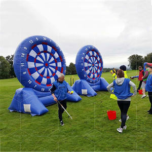Juegos de tiro inflable, diversión interactiva para juego de dardos de pie inflable, pelota de fútbol pegajosa, venta de fútbol mágico - Product Image 3