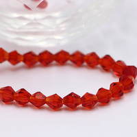 Perles de verre bicone à facettes Zhubi 4mm pour la fabrication de bijoux perles bicone en cristal naturel pour bracelets bricolage artisanat