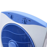 Ventilateur de table en plastique de 12 pouces, ventilateur de boîte numérique à énergie solaire DC, refroidissement de l'air pour usage extérieur avec minuterie, ventilateur de boîte AC/DC