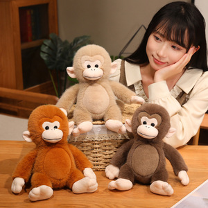 Peluche Scimmietta Abbracciabile Stile Curativo, Simpatico Gorilla, Stesso Stile dello Zoo, Piccola Scimmietta per Dormire e Calmare - Product Image 5