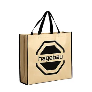 Non Woven Bag 20244hot Sale Polypropylene Kraft Paper Durable Pp Wine Tote Bags High Quality Letter Nonwoven Material Recyclable