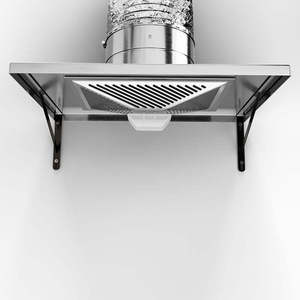 Hotte aspirante double à double aspiration latérale en acier inoxydable pour cuisine professionnelle, usage hôtelier, avec débit d'air élevé - Product Image 4