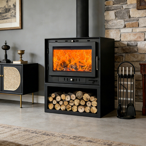 Poêle à <span class=keywords><strong>bois</strong></span> en acier laminé à froid à prix abordable pour chauffage domestique intérieur - Product Image 4