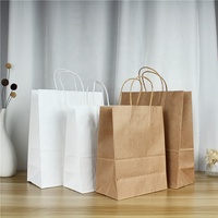 Recycelbare Maßgefertigte Luxus-Kraftpapier-Schokoladen-Tragetaschen mit Papiergriff für Supermarkt-Promotion in Vollgröße