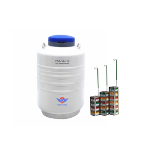 Cylindre de gaz N2 cryogénique à faible consommation YDS-50-125 cylindre de gaz d'azote liquide à col large 50L pour la recherche biologique - Product Image 3
