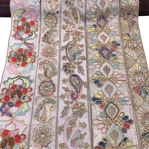 <strong>3</strong>.5-10.5cm Ethnic Bead Embroidery Ribbon Strand Thread Sequin Accessories Bar <strong>Code</strong> - Product Image 1