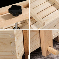 WDF nouveauté tofu machine manuelle presse en bois moules para tofu bambou tofu presse pour cuisine