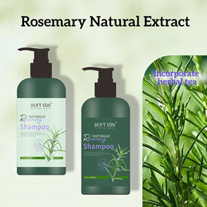 Ensemble de soins capillaires naturels à la menthe et au romarin biologique, formule 2 en 1 lissante, sans silicone, utilisation quotidienne, aloe vera rafraîchissant - Product Image 6