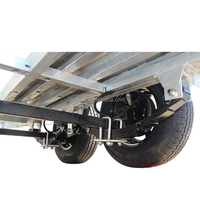 Remorque pour mini-excavatrice 10x6, remorque pour pelle, remorque pour chargeuse, remorque pour engin de chantier, capacité nominale 2 tonnes