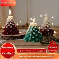 Set Hadiah Lilin Parafin Natal Halloween, Souvenir Pernikahan, Bentuk Buah Realistis, Pohon Natal, Rusa Salju, Manusia Salju, Apel Malam Natal
