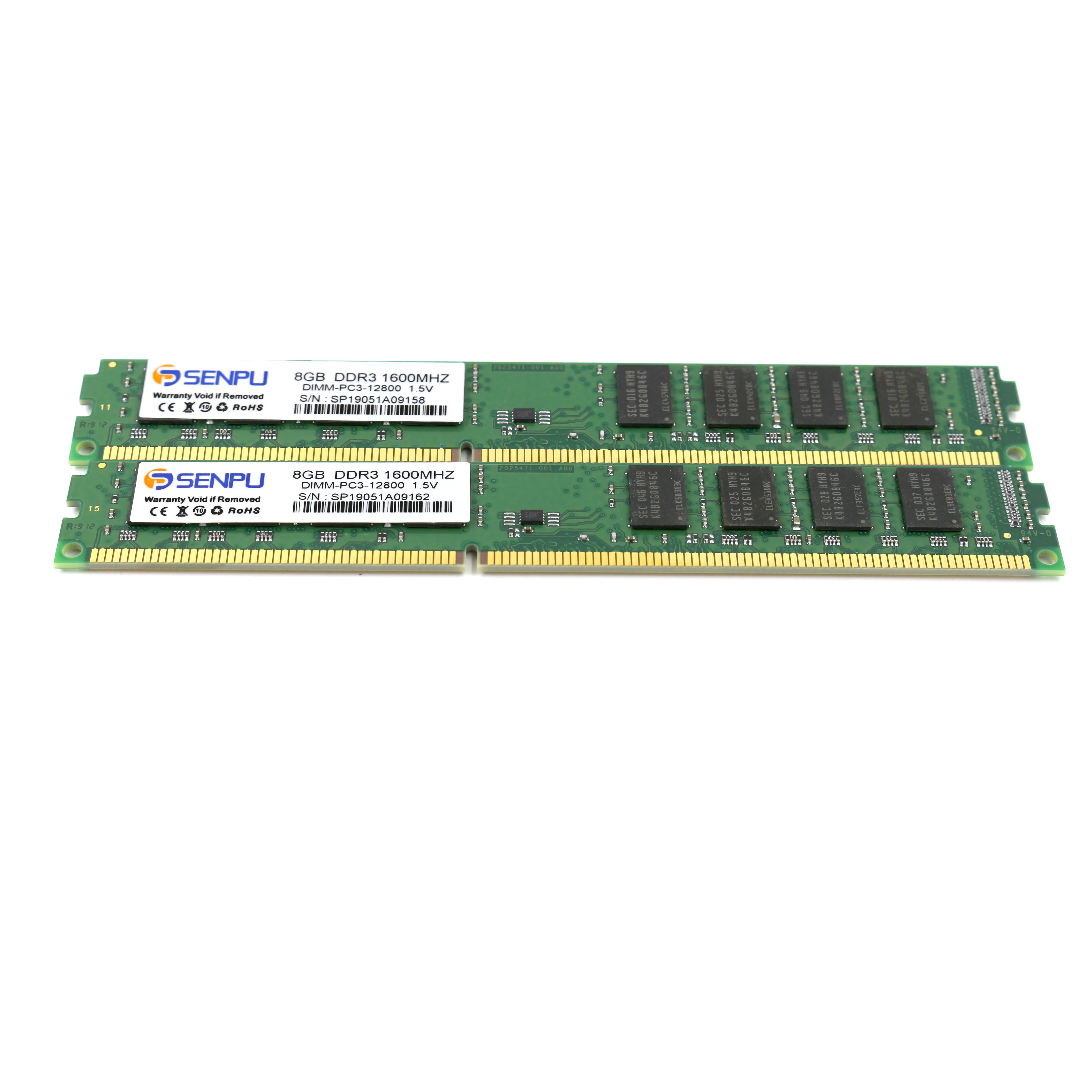 China Fabricante Ram ddr3 PC12800 8 mhz 1600 gb 1333mhz Memória Ram Para Desktop