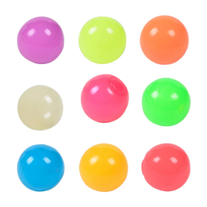 <b>Luminous</b> Sticky <b>Ball</b> Sensory Toy Wall/Ceiling Throw Catch Stress Relief Fidget <b>Ball</b> for Girls & Boys Teens Adults Wholesale - Product Image 4