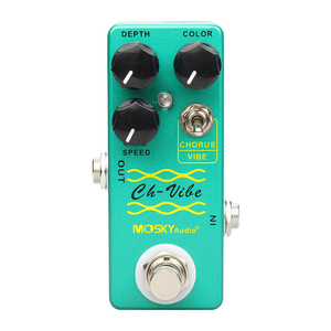 Jingying 2025 fábrica Mini pedales de guitarra serie CHORUS/VIBE Pedal de efecto de guitarra <span class=keywords><strong>el</strong></span>éctrica piezas y accesorios de guitarra - Product Image 1