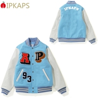 Veste bomber en laine tissée de style universitaire OEM, patch en chenille, hiver, veste de baseball pour homme, séchage rapide, respirante