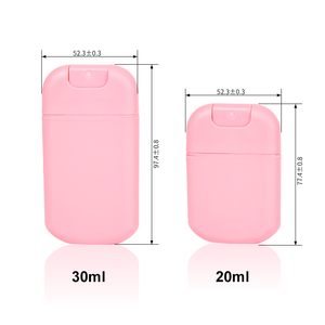 U Hình Dạng Thẻ Tín Dụng Phun Chai 20Ml Refillable Rượu Tay Sanatizer Túi Phun Nhựa PP Nước Hoa Phun Chai - Product Image 2