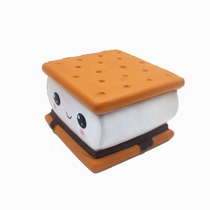 Série Alimentaire Jouet Squishy en Mousse PU Combo Chocolat, Biscuit, Burger, Sandwich pour Filles et Garçons - Product Image 4