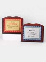 Plaques murales en bois populaires avec crochets, plaques en bois pour gravure, autocollants métalliques, plaques nominatives, récompenses en bronze, or et argent