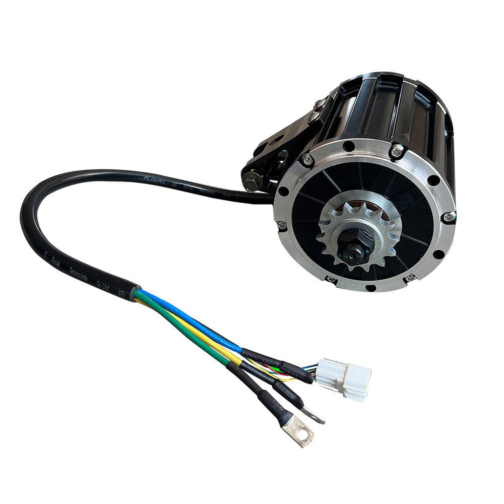 Moteur central noir QS 2kW 70H 120 (Type chaîne)