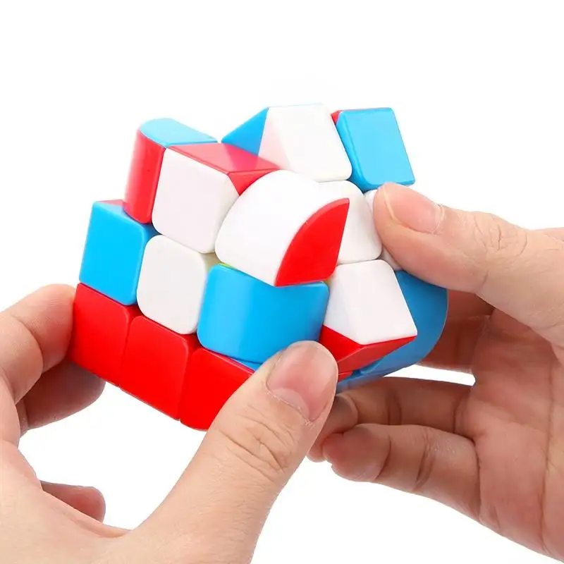 キッズ教育緩和ストレスユニークなキューブおもちゃ減圧マジックキューブおもちゃクリエイティブ3Dストレスリリーフキューブおもちゃ