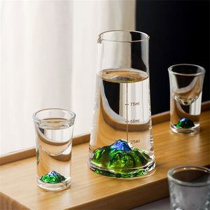 Iceberg Dispenser vino proiettile tazza uso casa cristallo verde creativo graduato Set <span class=keywords><strong>regalo</strong></span> per il vino - Product Image 2