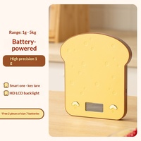Nouvelle balance de cuisine Toast 5 kg, balance électronique pour la pâtisserie, haute précision, alimentée par piles