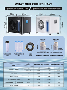Enfriador Inteligente AMBOHR de 1 HP para Inmersión en Agua Fría, con Bomba de Aire, Bomba de Agua y Filtro Integrados, Sistema de Enfriamiento Silencioso y Eficiente para el Hogar - Product Image 6