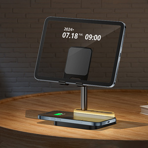 HiTao แท่นชาร์จไร้สาย 4-in-1 กำลังไฟ 15W พร้อมไฟกลางคืน สถานีชาร์จแบบหลายพอร์ต USB สำหรับโทรศัพท์และแท็บเล็ต - Product Image 5
