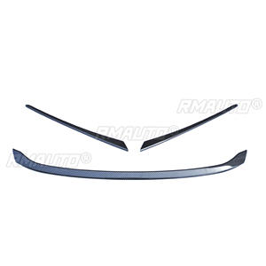 Grille de pare-chocs Civic aspect fibre de carbone, style sport, garniture de grille de course pour Honda Civic 11e génération 2022, accessoires de voiture - Product Image 6