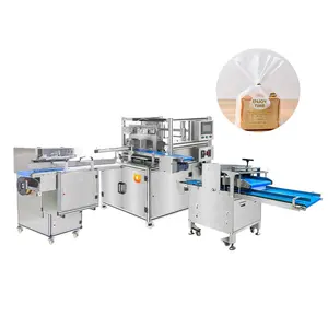 Ligne de machine à emballer le pain boulangerie personnalisée pain perdu instantané trancher sac en plastique scellant en forme d'éventail pour emballer le pain