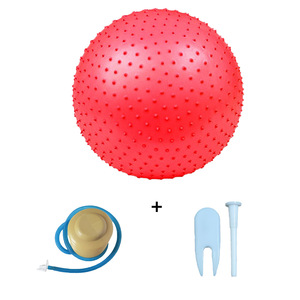 Pelota de Yoga de PVC de 65 cm, a Prueba de Explosiones, para Entrenamiento de Integración Sensorial, con Gránulos de Bola de Dragón, para Alivio del Estrés Femenino, Pelota de Masaje para Parto - Product Image 2