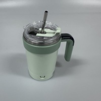 Mini-mixeur portable intelligent personnalisé en acier inoxydable à rotation magnétique avec affichage numérique, capacité 380 ml