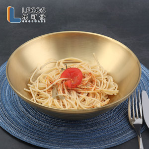 Lecos Biểu Tượng Tùy Chỉnh Nhà Bếp Prepping Bát Lớn Nhật Bản Phở Súp Bát Thép Không Gỉ Đôi Tường Ramen Bát Đối Với Trang Chủ - Product Image 6