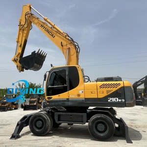 Bricolage Corée Importé Pelles sur pneus <span class=keywords><strong>Hyundai</strong></span> d'occasion 21ton 210 Machines d'occasion en stock - Product Image 1