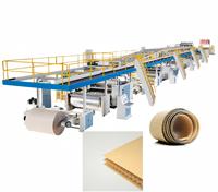 Ligne de production de papier carton ondulé à 3 couches à grande vitesse, best-seller