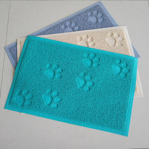 Tapete Ecológico, Duradero y de Lujo para Mascotas (Perros y Gatos), Fácil de Limpiar, Impermeable, Antideslizante, de PVC, con Diseño de Dibujos Animados, Suave, con Estampado de Huellas, de 7 mm - Product Image 6