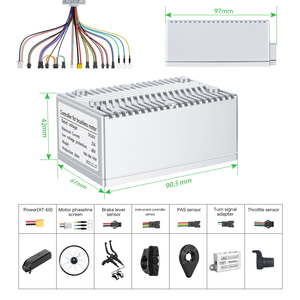 <span class=keywords><strong>Kit</strong></span> de conversion de vélo électrique 48V 60V 1000W 2000W, moteur de moyeu sans balais 27,5 pouces avec clé à distance NFC, écran LCD, couple élevé 22N.M - Product Image 2