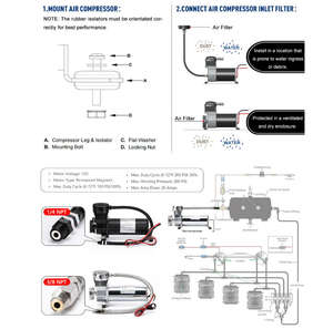 <span class=keywords><strong>Compresseur</strong></span> pneumatique Viair 485C <span class=keywords><strong>4x4</strong></span>, kit de pompe à suspension pneumatique numérique, 200 psi, <span class=keywords><strong>compresseur</strong></span> d'air <span class=keywords><strong>12</strong></span> <span class=keywords><strong>volts</strong></span> CC <span class=keywords><strong>pour</strong></span> la tuning automobile - Product Image 5