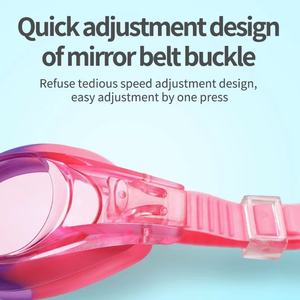 लहर बच्चों बच्चों को उच्च परिभाषा के लिए तैराकी चश्मे डाइविंग चश्मा सिलिकॉन निविड़ अंधकार तैरना काले चश्मे - Product Image 6