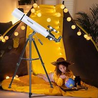 Solomark High-Powered 80m Telescope Carrying Bag Adjustable Aluminum Alloy Tripod Model 80900 Includes Phone Adapter Travel