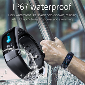 Nueva Pulsera Inteligente con ECG, Monitor <span class=keywords><strong>de</strong></span> Frecuencia Cardíaca, Presión Arterial, Podómetro, Resistente al Agua IP67, USB, Monitoreo Inteligente <span class=keywords><strong>de</strong></span> Salud - Product Image 2
